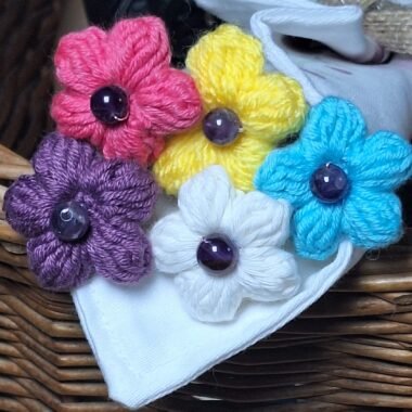 Bouquet of Crocheted Flowers – Summer Collection