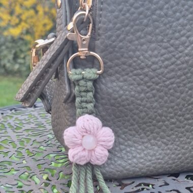 Handmade Macrame Bag Charm