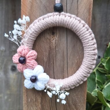 Handmade Macrame Wreath Large